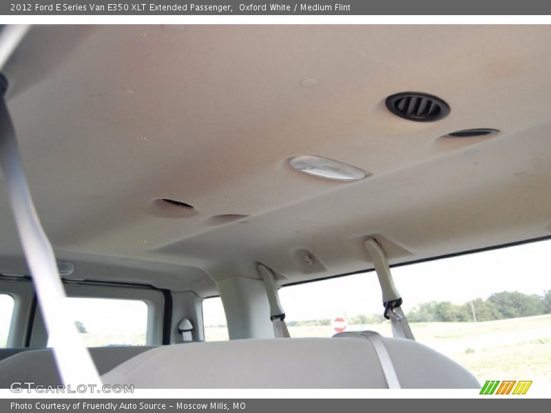 Oxford White / Medium Flint 2012 Ford E Series Van E350 XLT Extended Passenger