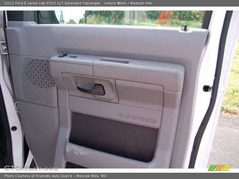 Oxford White / Medium Flint 2012 Ford E Series Van E350 XLT Extended Passenger