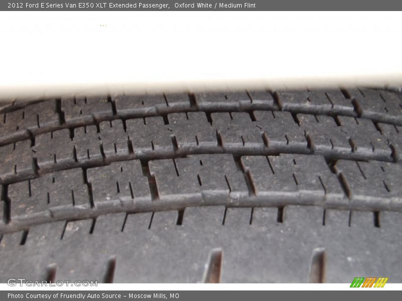 Oxford White / Medium Flint 2012 Ford E Series Van E350 XLT Extended Passenger