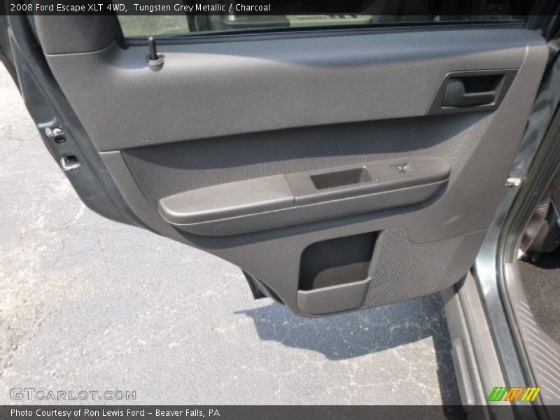 Tungsten Grey Metallic / Charcoal 2008 Ford Escape XLT 4WD