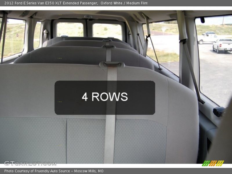 Oxford White / Medium Flint 2012 Ford E Series Van E350 XLT Extended Passenger