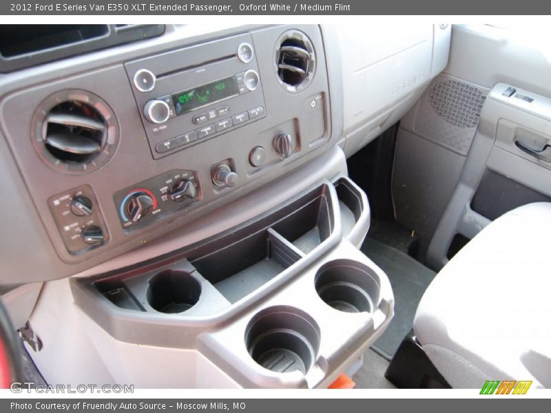 Oxford White / Medium Flint 2012 Ford E Series Van E350 XLT Extended Passenger