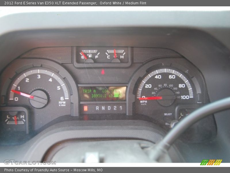 Oxford White / Medium Flint 2012 Ford E Series Van E350 XLT Extended Passenger