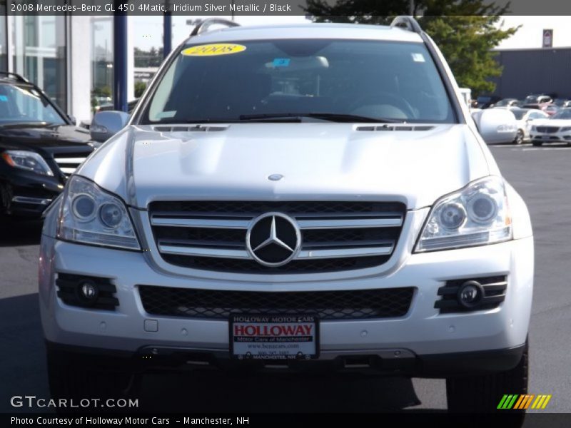 Iridium Silver Metallic / Black 2008 Mercedes-Benz GL 450 4Matic
