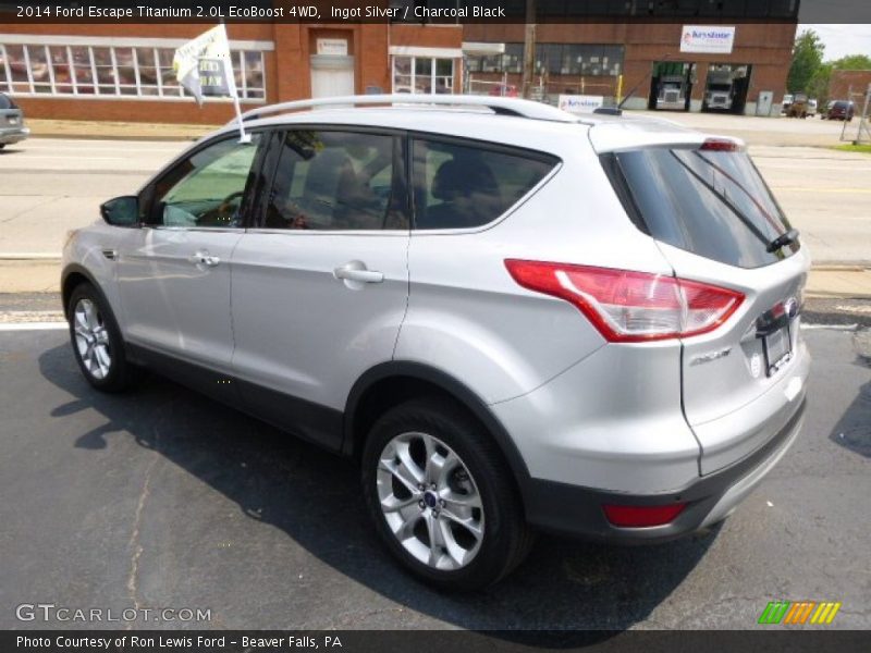 Ingot Silver / Charcoal Black 2014 Ford Escape Titanium 2.0L EcoBoost 4WD
