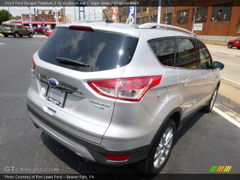 Ingot Silver / Charcoal Black 2014 Ford Escape Titanium 2.0L EcoBoost 4WD