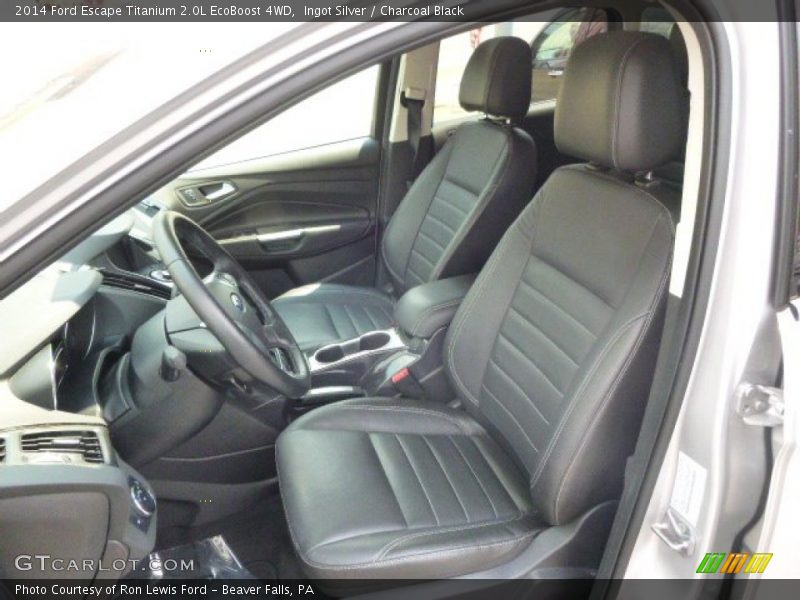 Ingot Silver / Charcoal Black 2014 Ford Escape Titanium 2.0L EcoBoost 4WD
