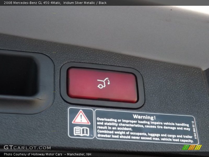 Iridium Silver Metallic / Black 2008 Mercedes-Benz GL 450 4Matic