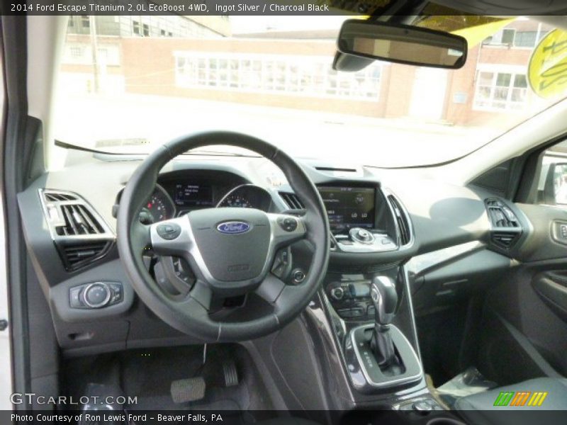 Ingot Silver / Charcoal Black 2014 Ford Escape Titanium 2.0L EcoBoost 4WD
