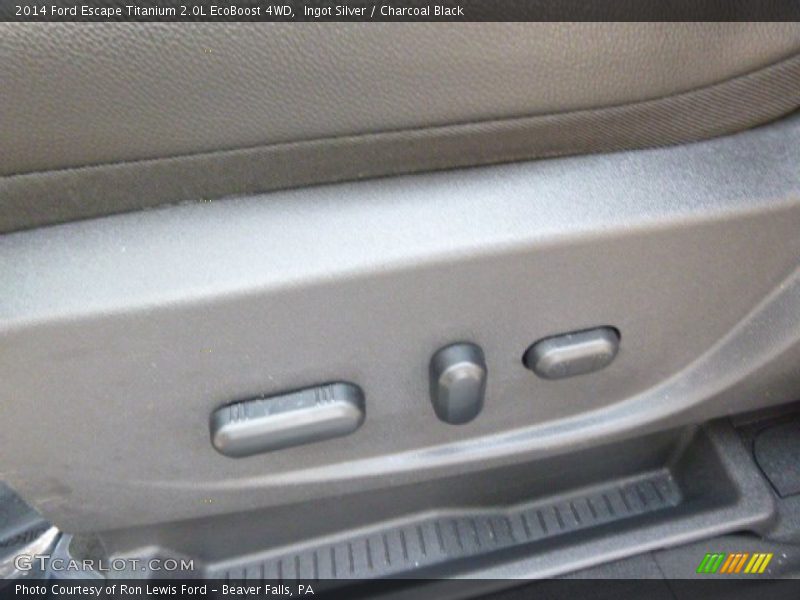 Ingot Silver / Charcoal Black 2014 Ford Escape Titanium 2.0L EcoBoost 4WD