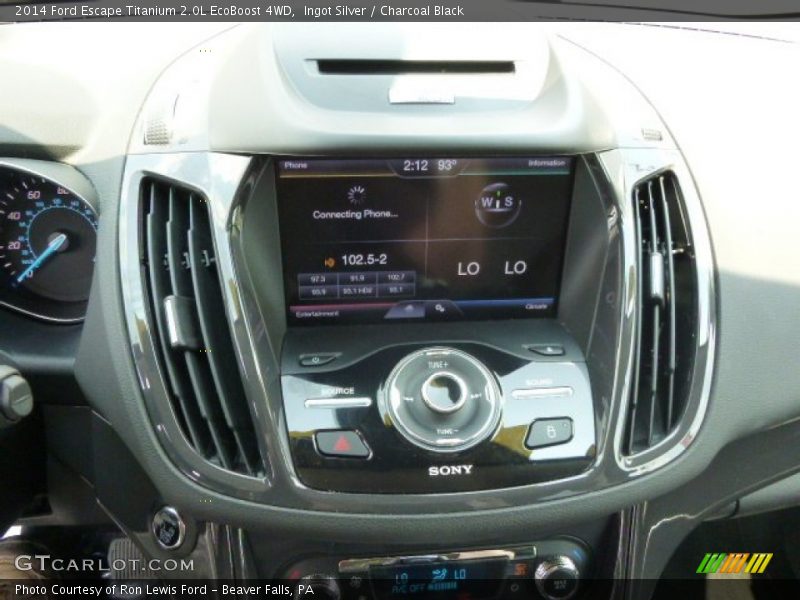 Ingot Silver / Charcoal Black 2014 Ford Escape Titanium 2.0L EcoBoost 4WD