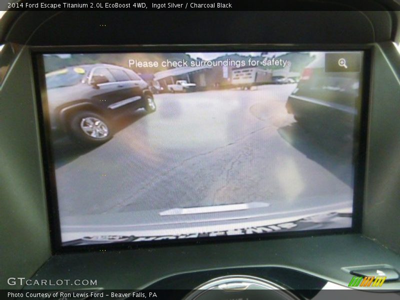 Ingot Silver / Charcoal Black 2014 Ford Escape Titanium 2.0L EcoBoost 4WD