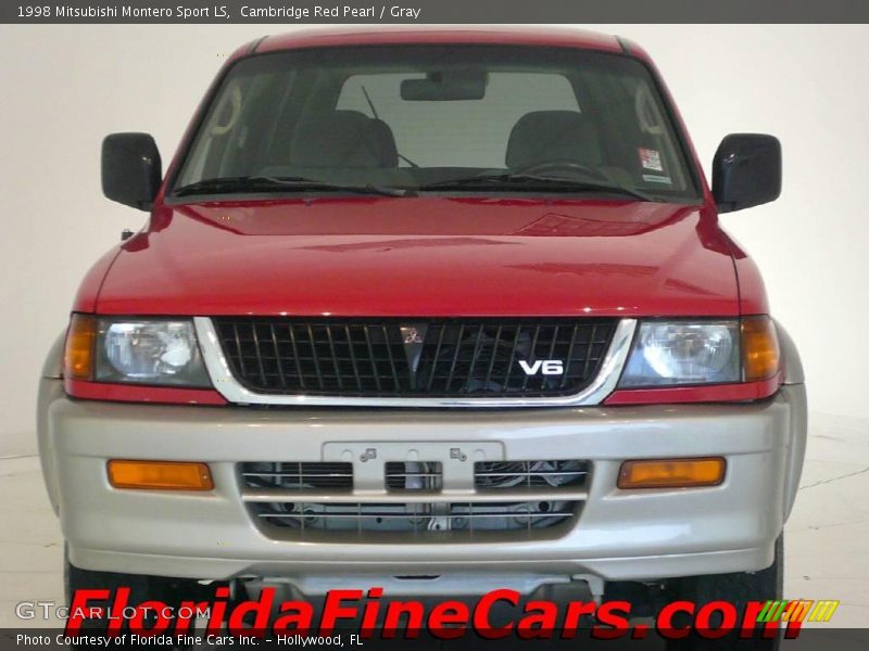 Cambridge Red Pearl / Gray 1998 Mitsubishi Montero Sport LS