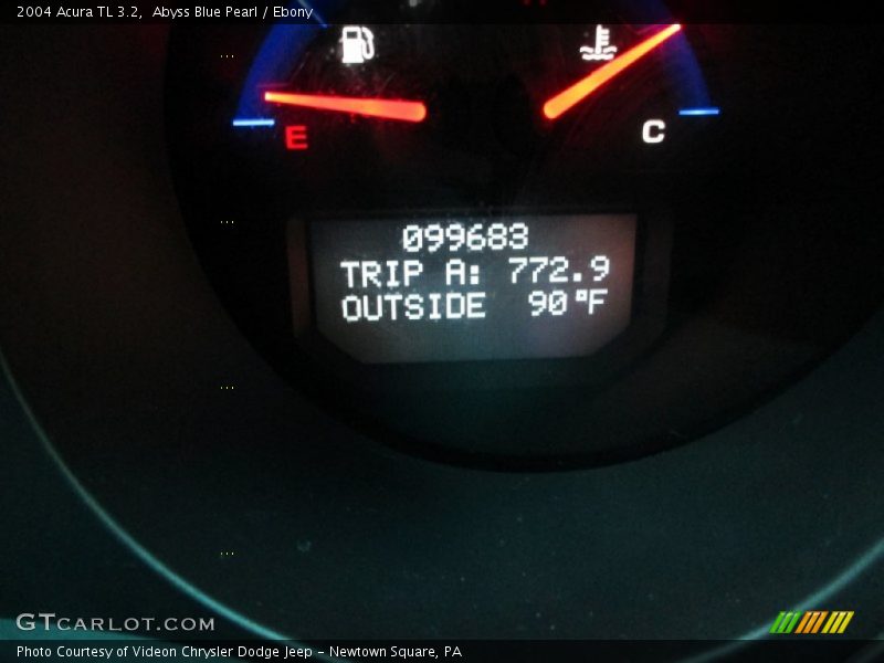 Abyss Blue Pearl / Ebony 2004 Acura TL 3.2