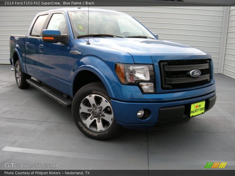 Blue Flame / Black 2014 Ford F150 FX2 SuperCrew
