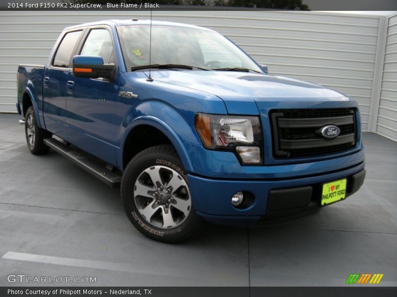 Blue Flame / Black 2014 Ford F150 FX2 SuperCrew