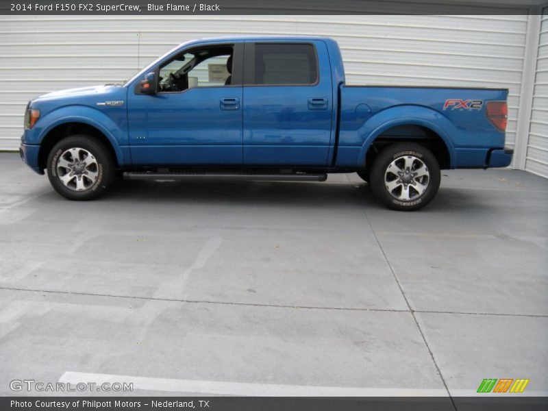 Blue Flame / Black 2014 Ford F150 FX2 SuperCrew