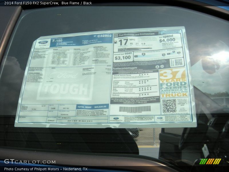 Blue Flame / Black 2014 Ford F150 FX2 SuperCrew