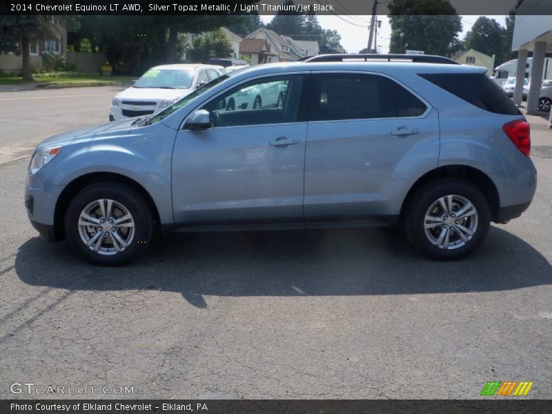 Silver Topaz Metallic / Light Titanium/Jet Black 2014 Chevrolet Equinox LT AWD