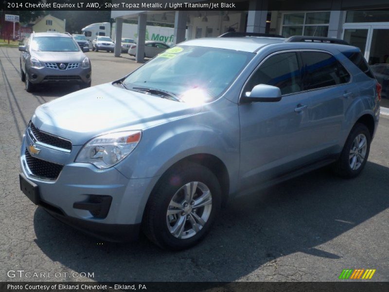 Silver Topaz Metallic / Light Titanium/Jet Black 2014 Chevrolet Equinox LT AWD