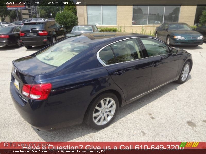 Blue Onyx Pearl / Cashmere 2006 Lexus GS 300 AWD
