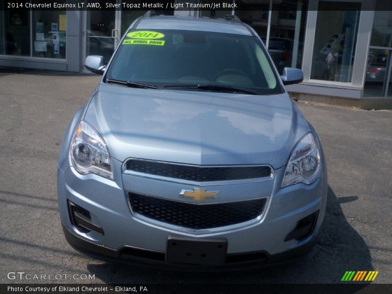 Silver Topaz Metallic / Light Titanium/Jet Black 2014 Chevrolet Equinox LT AWD