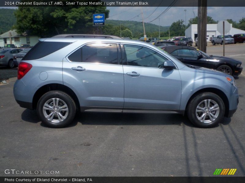 Silver Topaz Metallic / Light Titanium/Jet Black 2014 Chevrolet Equinox LT AWD