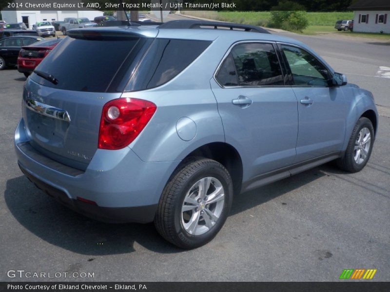 Silver Topaz Metallic / Light Titanium/Jet Black 2014 Chevrolet Equinox LT AWD