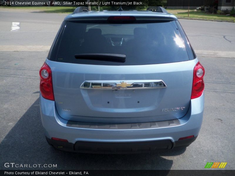 Silver Topaz Metallic / Light Titanium/Jet Black 2014 Chevrolet Equinox LT AWD
