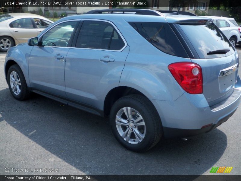 Silver Topaz Metallic / Light Titanium/Jet Black 2014 Chevrolet Equinox LT AWD