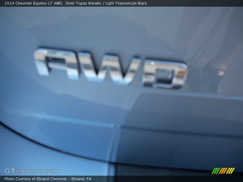 Silver Topaz Metallic / Light Titanium/Jet Black 2014 Chevrolet Equinox LT AWD