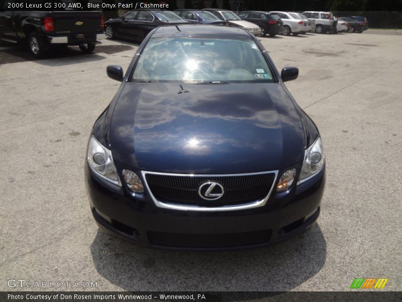 Blue Onyx Pearl / Cashmere 2006 Lexus GS 300 AWD