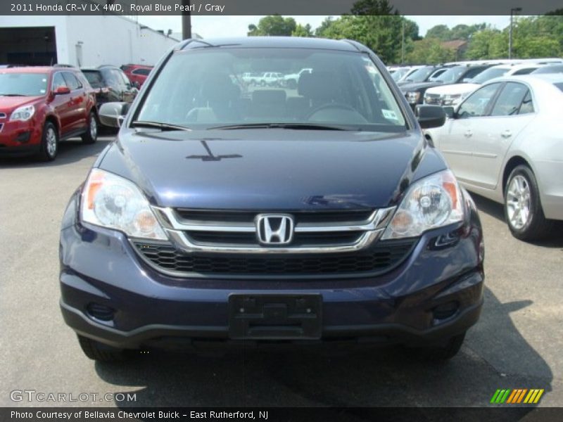 Royal Blue Pearl / Gray 2011 Honda CR-V LX 4WD