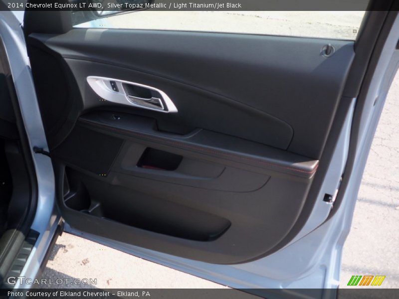 Silver Topaz Metallic / Light Titanium/Jet Black 2014 Chevrolet Equinox LT AWD