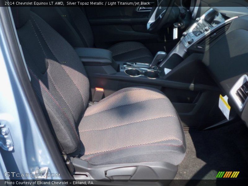 Silver Topaz Metallic / Light Titanium/Jet Black 2014 Chevrolet Equinox LT AWD