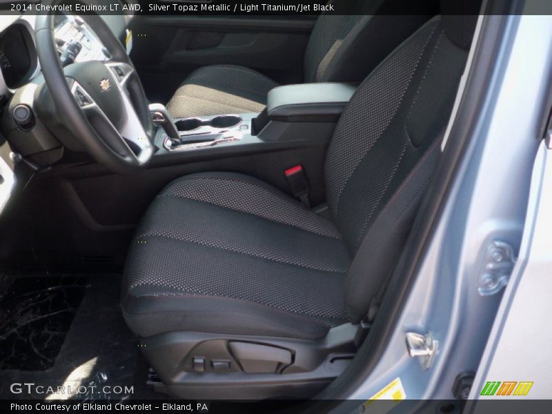 Silver Topaz Metallic / Light Titanium/Jet Black 2014 Chevrolet Equinox LT AWD