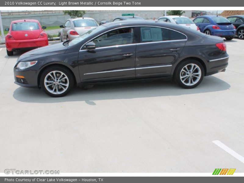 Light Brown Metallic / Cornsilk Beige Two Tone 2010 Volkswagen CC Luxury