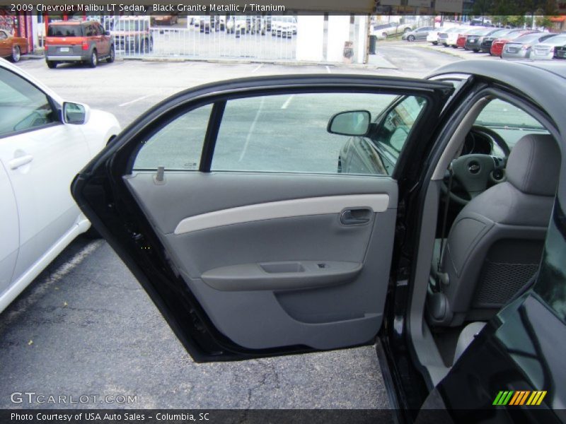 Black Granite Metallic / Titanium 2009 Chevrolet Malibu LT Sedan