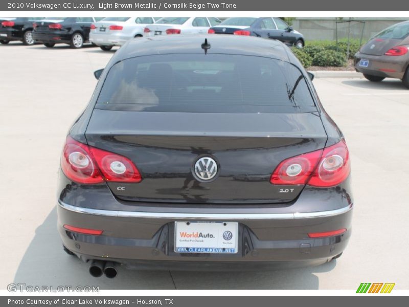Light Brown Metallic / Cornsilk Beige Two Tone 2010 Volkswagen CC Luxury