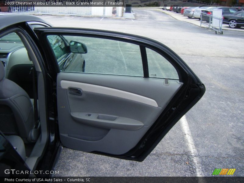 Black Granite Metallic / Titanium 2009 Chevrolet Malibu LT Sedan