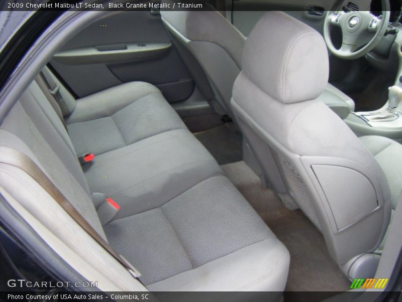 Black Granite Metallic / Titanium 2009 Chevrolet Malibu LT Sedan