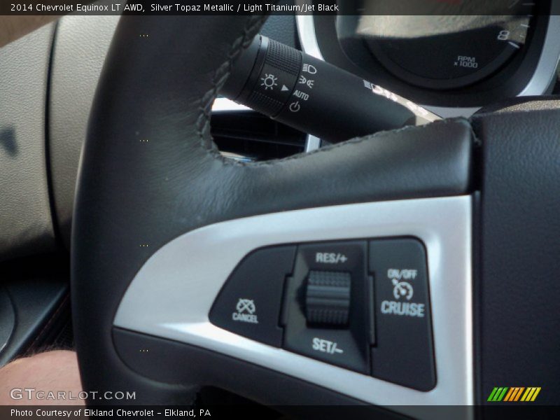 Silver Topaz Metallic / Light Titanium/Jet Black 2014 Chevrolet Equinox LT AWD
