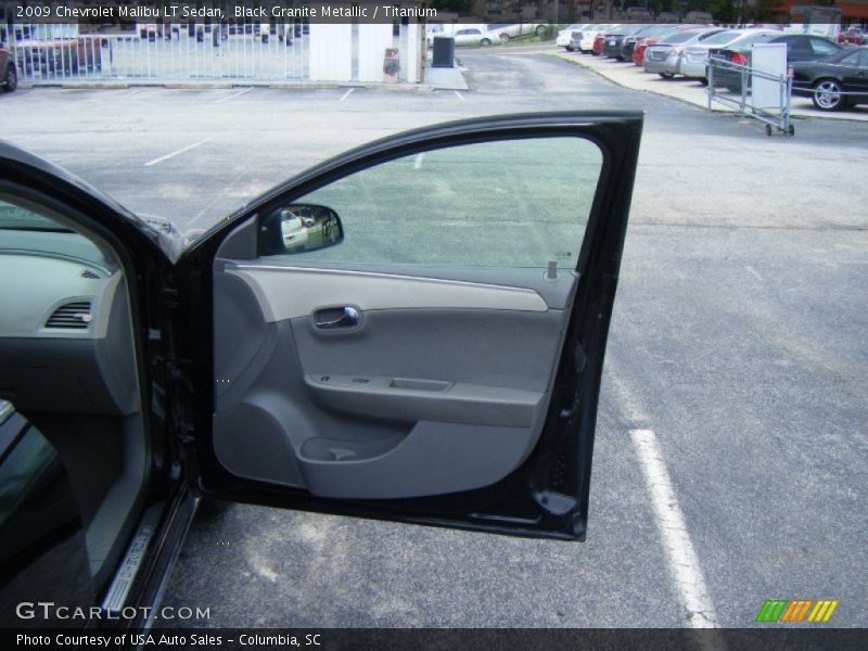 Black Granite Metallic / Titanium 2009 Chevrolet Malibu LT Sedan