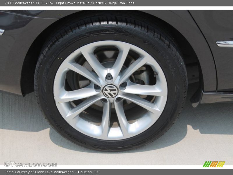 Light Brown Metallic / Cornsilk Beige Two Tone 2010 Volkswagen CC Luxury