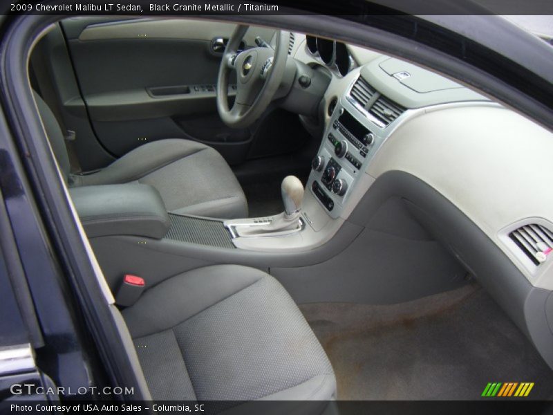Black Granite Metallic / Titanium 2009 Chevrolet Malibu LT Sedan
