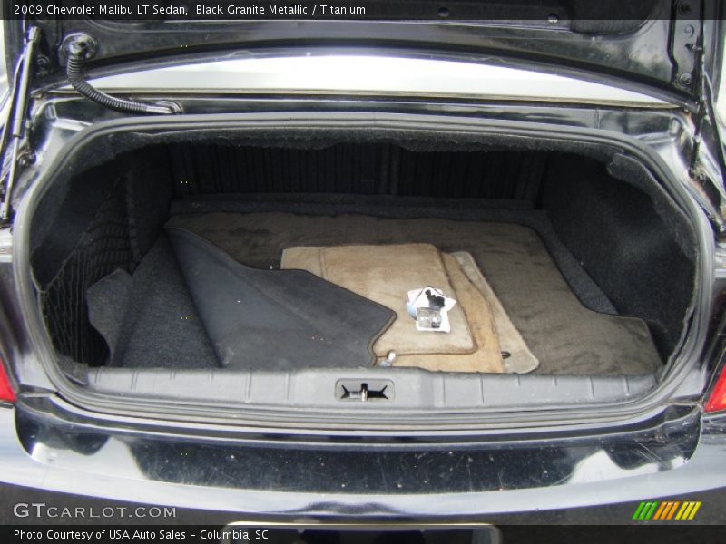 Black Granite Metallic / Titanium 2009 Chevrolet Malibu LT Sedan