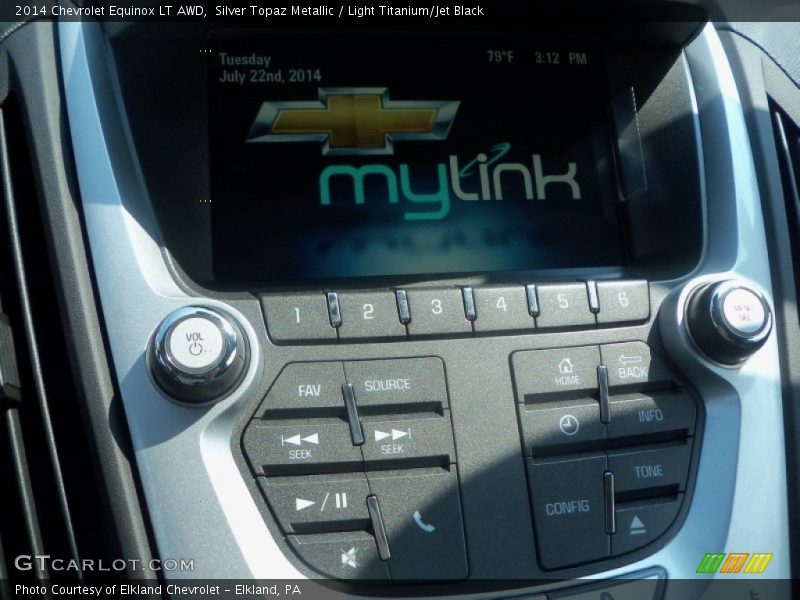 Silver Topaz Metallic / Light Titanium/Jet Black 2014 Chevrolet Equinox LT AWD