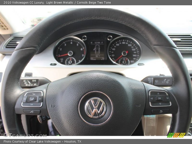 Light Brown Metallic / Cornsilk Beige Two Tone 2010 Volkswagen CC Luxury
