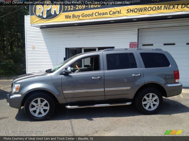 Mineral Gray Metallic / Dark Slate Gray/Light Slate Gray 2007 Chrysler Aspen Limited 4WD
