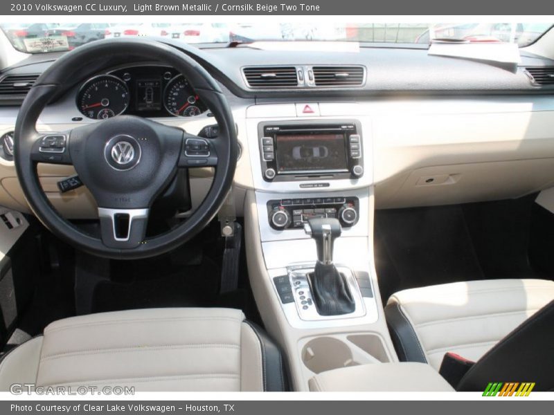Light Brown Metallic / Cornsilk Beige Two Tone 2010 Volkswagen CC Luxury
